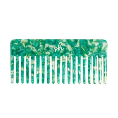 Image of Simply Hair Wide Tooth Comb For Curls, Curly Hair, Curl Comb, Shower Brushing Out Durable and LightWeight (Green)