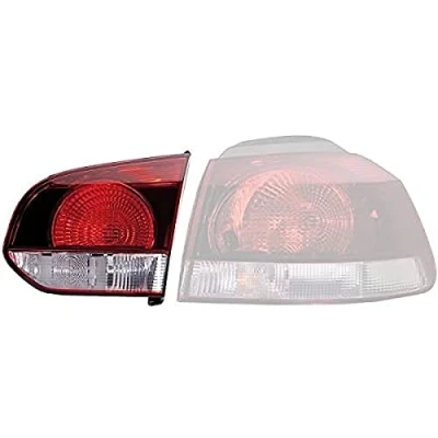 Image of 5K0945094T Rear light HELLA 2SA 009 923 161 Right W16W, W21W 12V clear/red with bulbs bulb holder VOLKSWAGEN: GOLF 6