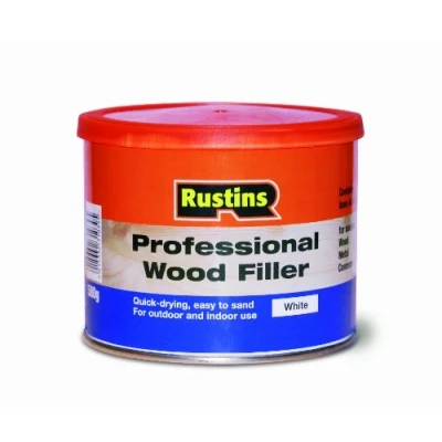 Image of Rustins Professional Wood Filler White 250g