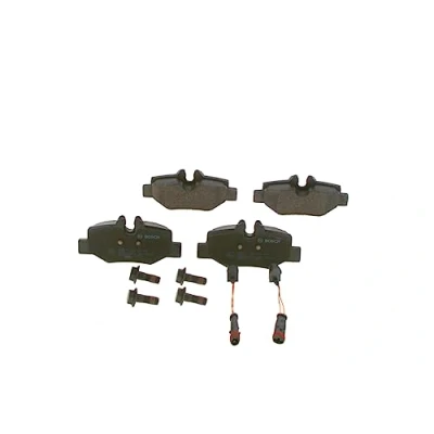 Image of 8828D1615, E190R02A01340046 Brake pad set BOSCH 0 986 494 603 MERCEDES BENZ: Vito Mixto, Viano, Minibus