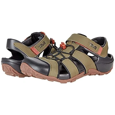 Image of Teva Men&#039;s M Flintwood Sandal, Dark Olive, 9 UK