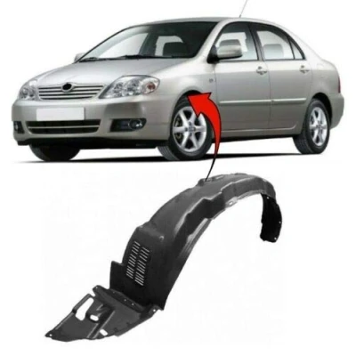Image of TVP Trade Vehicle Parts.co.uk Compatible With Front Wing Arch Liner Splash Guard N/S Left Complete Toyota Corolla 2002 2007
