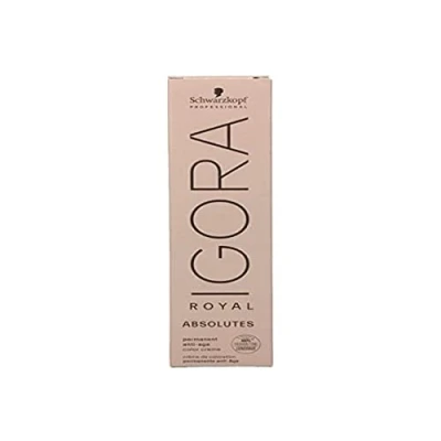 Image of SCHWARZKOPF Igora Royal Absolutes Permanent Anti Age Color Creme 7 140 Mittelblond Cendré Beige Natur 60 ml