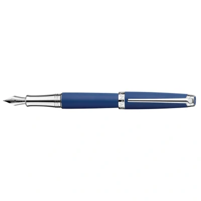 Image of Caran d&#039;Ache Léman Matte Blue FP M Free engraving