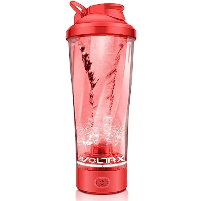 Image of VOLTRX Premium Electric Protein Shaker Bottle, Made with Tritan BPA Free 24 oz Vortex Portable Mixer Cup/USB C Rechargeable Cups for Shakes