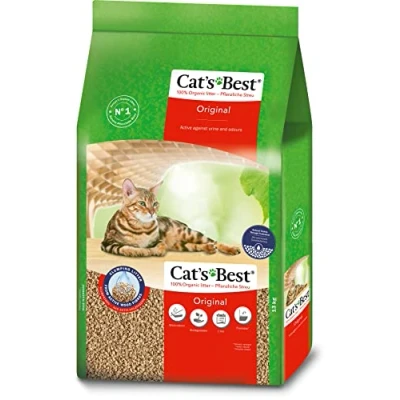 Image of Cat&#039;s Best Original Okoplus Clumping Plus Cat Litter, 30 Litre Bag
