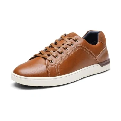 Image of Bruno Marc Men&#039;s Casual Trainers Dress Sneakers Skate Shoes,Size 9.5,Brown,SBFS211M