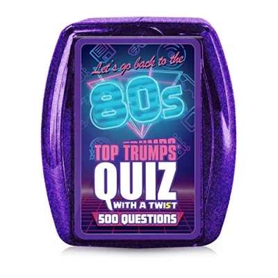 Image of Top Trumps 1980s Quiz Card Game Let&#039;s Go Back to The 80s