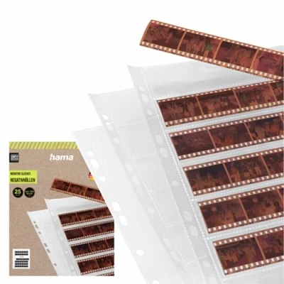 Image of Negative Sleeves made of Polypropylene, 7 strips for 6 negatives (24x36mm)