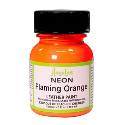 Image of Angelus Leather Paint Flaming Orange