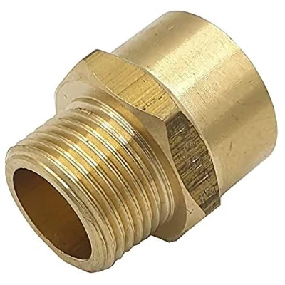 Image of 3/8&quot; BSP Male x NPT Female Connector Thread Joiner Adaptor UK to American