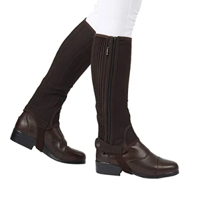 Image of Dublin Unisex Easy Care Half Chaps II Brown L