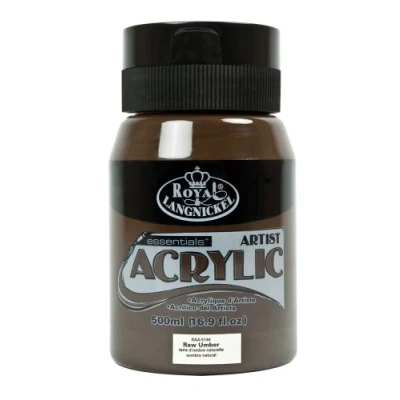 Image of Royal &amp; Langnickel RAA 5144 Essentials 500ml Acrylic Paint Raw Umber