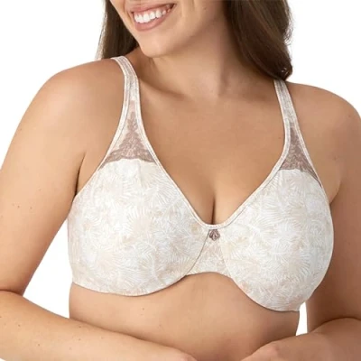 Image of Bali Women&#039;s Passion for Comfort Minimizer Underwire Bra DF3385, Leaf Print, 36DD