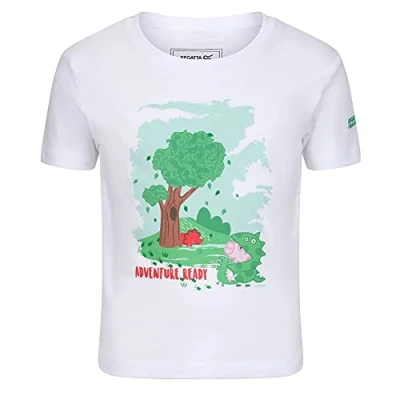 Image of Regatta Kids Peppa Organic Cotton Tee White
