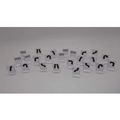 Image of Greenhills Scalextric Slot Car Track Signs &amp; Stands x 24 for 1:32 Scale MACC822