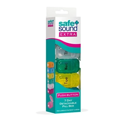 Image of Safe &amp; Sound Pop Open 7 Day Pill Box