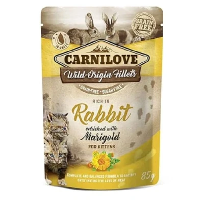 Image of Carnilove Cat Pouch 85g Rabbit with Marigold