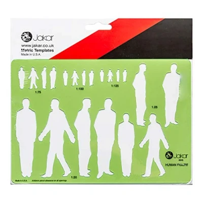 Image of Jakar, green,JAK 4645 Template Human Figure Male