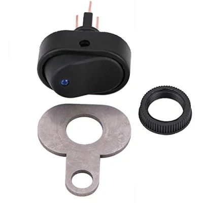 Image of 12V Universal Motorcycle Scooter LED Headlight switch Headlamp On Off with Indicator Handlebar Mounting Button(D) car