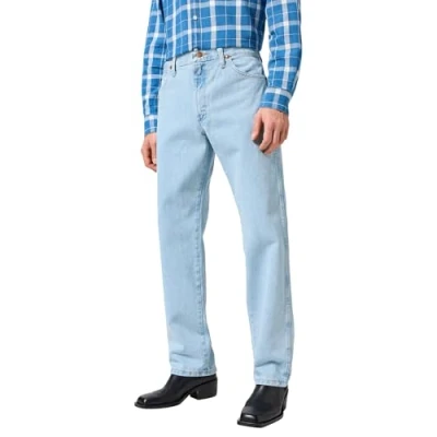 Image of Wrangler Herren Jeans 13MWZ, Original Regular Bootcut Fit, Straight Leg, BLEACH, 34W / 34L