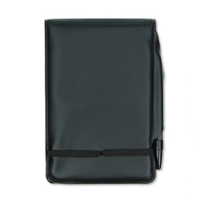 Image of Silvine Elasticated Pocket Notebook with 80 Pages and Durable PVC Covers Pen