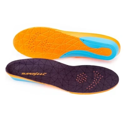Image of Superfeet FLEX Comfort Insoles, Athletic Shoe Inserts for Cushion and Support, Unisex, Flame, C (UK 4 5.5)