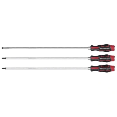 Image of Sealey Premier Screwdriver Set 3pc Hammer Thru, 450mm