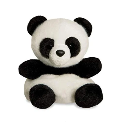 Image of Aurora, 61350, Palm Pals Bamboo Panda, 5In, Soft Toy, Black &amp; White