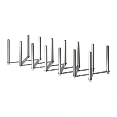 Image of IKEA Variera Pot Lid Organiser. Stainless Steel.