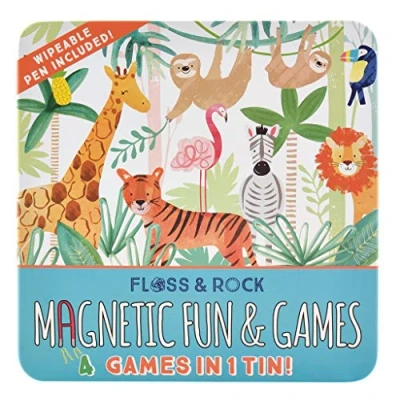 Image of Floss &amp; Rock Magnetic Fun Games Compendium (Jungle)
