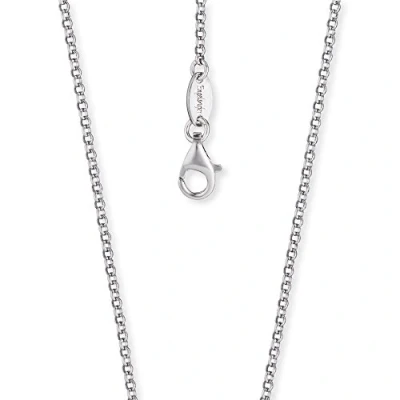 Image of Angel Whisperer Belcher Chain Necklace 925 Sterling Silver Thickness 2.1 mm (0.08&quot;) Length 50 cm (19.69&quot;)