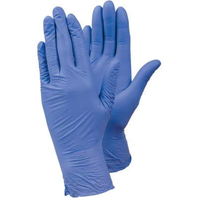 Image of Ejendals Tegera, Disposable Gloves, Purple, Nitrile, Powder Free, Smooth, Size 10, Pack of 100