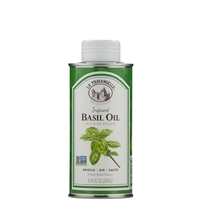 Image of La Tourangelle, Basil Infused Sunflower Oil, 8.45 Fl. Oz.