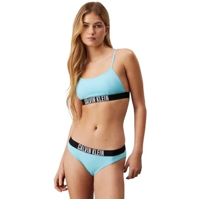 Image of Calvin Klein Women&#039;s Bralette rp nylon Kw0kw02333 Bralette, Blue (Blue Punch), S