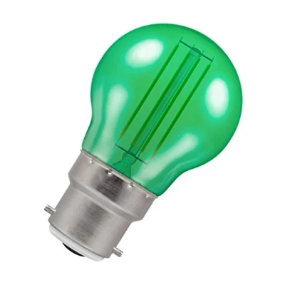 Image of Crompton LED Filament Round 4.5W Green BC B22d