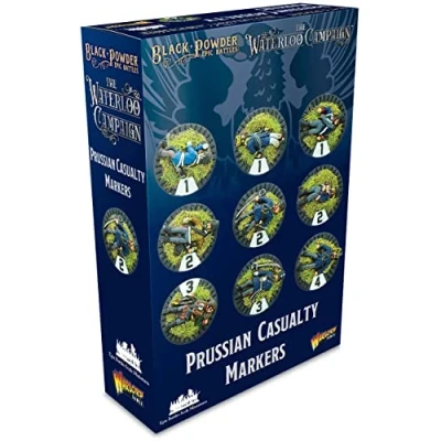 Image of Warlord Games Napoleonic Prussian Casualty Markers Epic Scale Miniatures for Black Powder Highly Detailed Era Table top Wargaming