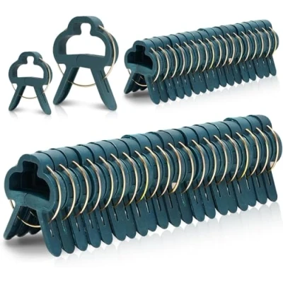 Image of KAHEIGN 100Pcs Garden Plant Clips Reusable Greenhouse Gardening Supporting for Flower Beds Vine Vegetables Tomatoes Stalks Climbing to Grow Upright (2 Size)