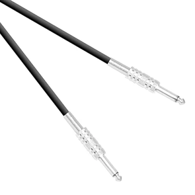 Image of SoundLAB 6.35mm 1/4 Inch Metal Jack Plug Speaker Lead 2x 0.75mm 3m Cable