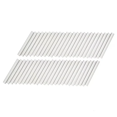 Image of Amtech S1872 Set of Clear Glue Gun Sticks for Hot Melt Crafting, Decorating and Bonding, 50 Pieces, 11mm x 100mm