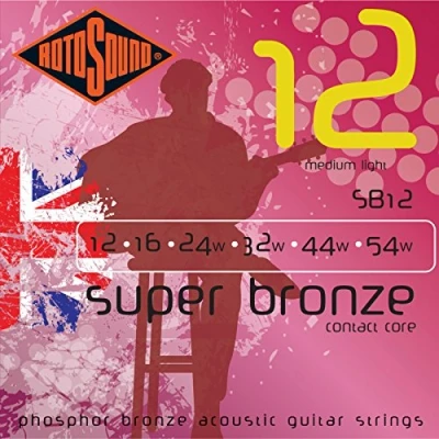 Image of Rotosound strings for acoustic guitar SUPER BRONZE 6 str. SB12