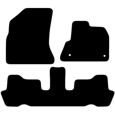 Image of Carsio Carpet Car Mats For Citroen C4 Picasso 2007 2013 Tailored Fit Floor Mat Set Complete Accessory Black Custom Fitted All Weather, Anti Slip Backing &amp; Trim
