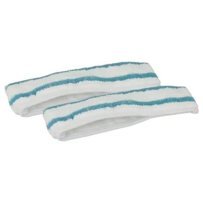 Image of vhbw 2X Replacement Cover Scrubber Sleeve Compatible with Leifheit Window Washer M Cleaner Squeegee Mop Attachment Cloth Pad