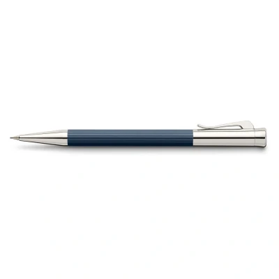 Image of Faber Castell GRAF Initio Tamitio Propelling Pencil Case Kanniliert Pen with Twist Mechanism, Midnight Blue