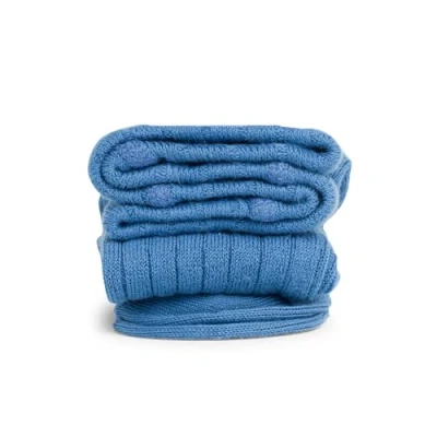 Image of Condor Socks Wide Rib Tights Blue 0/6 12 months