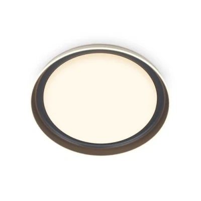 Image of Briloner Ijus LED ceiling light, white/anthracite, Ø 43 cm, plastic