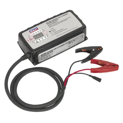 Image of Sealey Battery Support Unit &amp; Charger 12V 25A/24V 12.5A