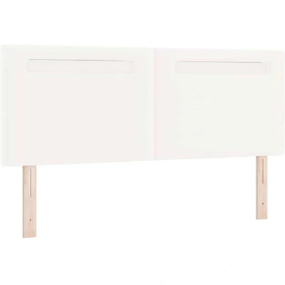 Image of vidaXL Headboard Plain Design Pure White 160 cm Faux Leather