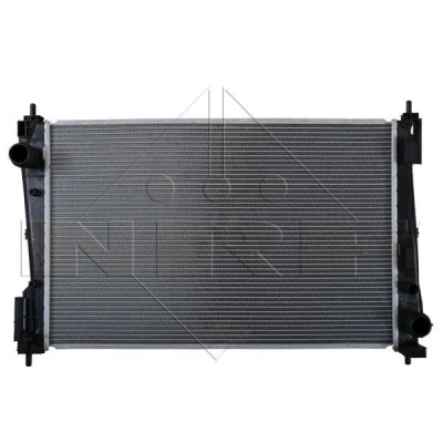 Image of 51863817, 51936040, 55703926 Engine radiator NRF EASY FIT 53455 Aluminium 620mm 398mm 26mm with seal ring Brazed cooling fins VAUXHALL: Corsa Mk3