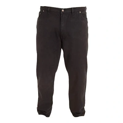 Image of Duke Mens Rockford Kingsize Comfort Fit Jeans (62R) (Black)